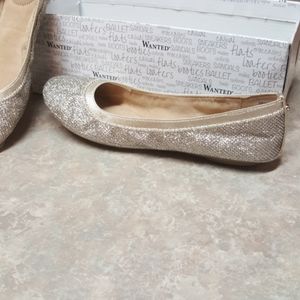 Bandolino rose gold ballet flats new w tag